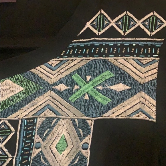 Hale Bob Emmeline Embroidered Tunic Dress size M - Picture 7 of 10